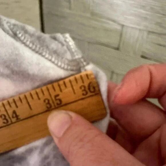 Koolaburra by UGG Baby Terry Tie-Dye Hooded Grey &  white oversized hippie - Picture 9 of 10